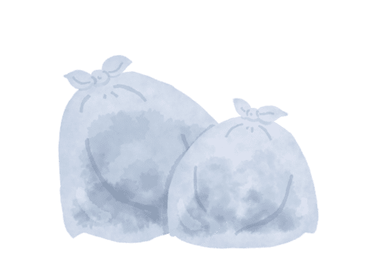 ゴミ袋のイラスト